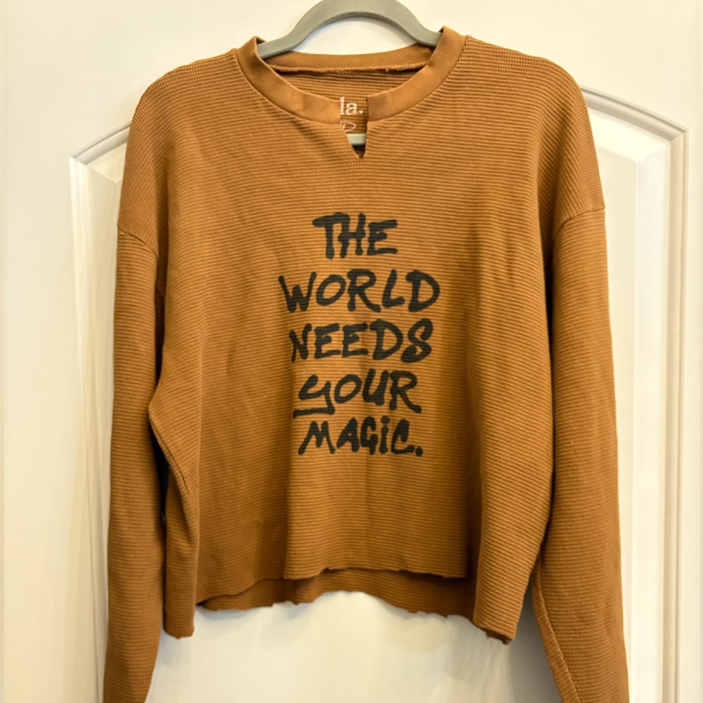 Tan Graphic Women's Sweatshirt
